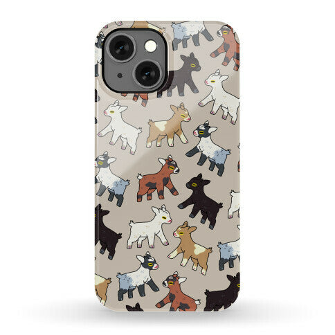 Baby Goats On Baby Goats Pattern Phone Case